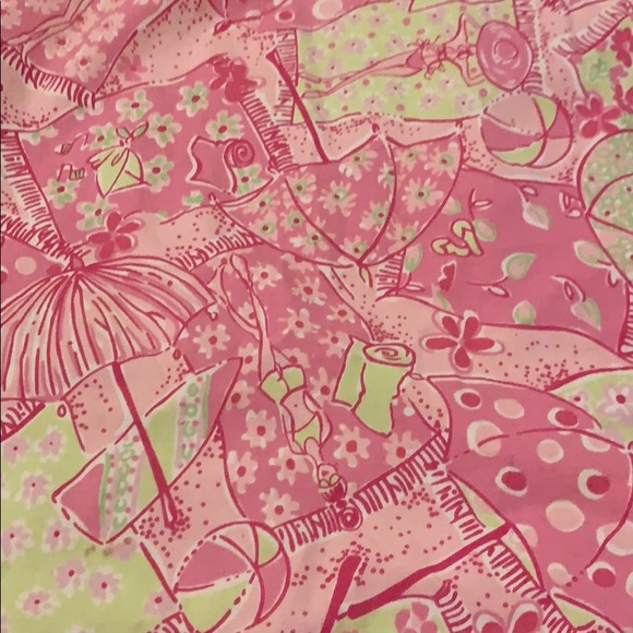 Lilly Pulitzer Skirt Size 4 USED vintage print - Picture 2 of 4